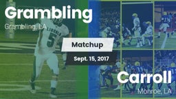 Matchup: Grambling vs. Carroll  2017