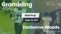 Matchup: Grambling vs. Darbonne Woods 2017