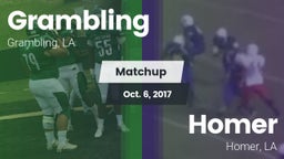 Matchup: Grambling vs. Homer  2017