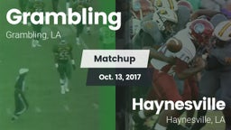 Matchup: Grambling vs. Haynesville  2017