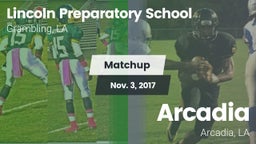 Matchup: Grambling vs. Arcadia  2017