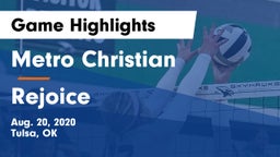 Metro Christian  vs Rejoice  Game Highlights - Aug. 20, 2020