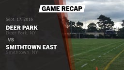 Recap: Deer Park  vs. Smithtown East  2016
