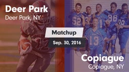 Matchup: Deer Park vs. Copiague  2016