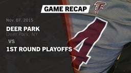Recap: Deer Park  vs. 1st round Playoffs 2015