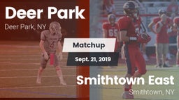 Matchup: Deer Park vs. Smithtown East  2019