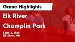 Elk River  vs Champlin Park  Game Highlights - Sept. 2, 2020