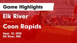 Elk River  vs Coon Rapids  Game Highlights - Sept. 10, 2020