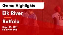 Elk River  vs Buffalo  Game Highlights - Sept. 25, 2021