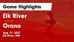 Elk River  vs Orono  Game Highlights - Aug. 31, 2022