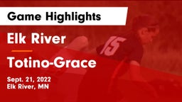 Elk River  vs Totino-Grace  Game Highlights - Sept. 21, 2022