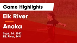 Elk River  vs Anoka  Game Highlights - Sept. 24, 2022