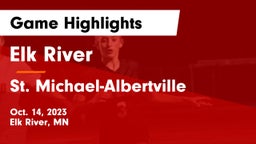 Elk River  vs St. Michael-Albertville  Game Highlights - Oct. 14, 2023