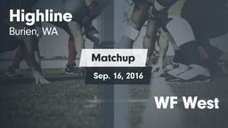 Matchup: Highline vs. WF West  2016