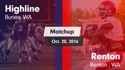 Matchup: Highline vs. Renton   2016