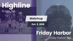 Matchup: Highline High vs. Friday Harbor  2018