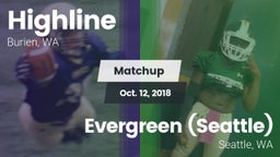 Matchup: Highline High vs. Evergreen  (Seattle) 2018