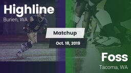 Matchup: Highline High vs. Foss  2019