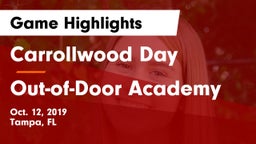 Carrollwood Day  vs Out-of-Door Academy  Game Highlights - Oct. 12, 2019