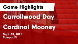 Carrollwood Day  vs Cardinal Mooney  Game Highlights - Sept. 20, 2021