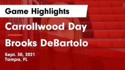 Carrollwood Day  vs Brooks DeBartolo Game Highlights - Sept. 30, 2021