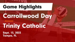 Carrollwood Day  vs Trinity Catholic  Game Highlights - Sept. 13, 2023