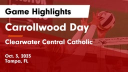 Carrollwood Day  vs Clearwater Central Catholic  Game Highlights - Oct. 3, 2023