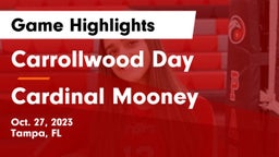 Carrollwood Day  vs Cardinal Mooney  Game Highlights - Oct. 27, 2023