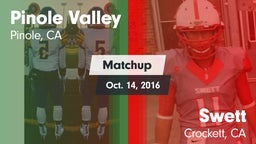 Matchup: Pinole Valley vs. Swett  2016