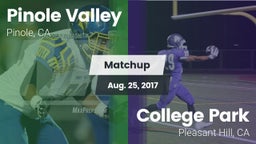Matchup: Pinole Valley vs. College Park  2017