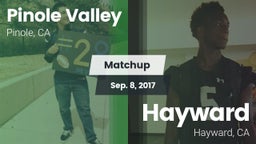 Matchup: Pinole Valley vs. Hayward  2017