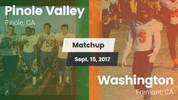 Matchup: Pinole Valley vs. Washington  2017