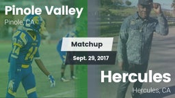 Matchup: Pinole Valley vs. Hercules  2017