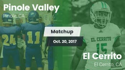 Matchup: Pinole Valley vs. El Cerrito  2017