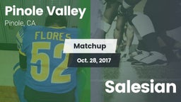 Matchup: Pinole Valley vs. Salesian  2017