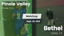 Matchup: Pinole Valley vs. Bethel  2018