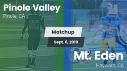 Matchup: Pinole Valley vs. Mt. Eden  2019