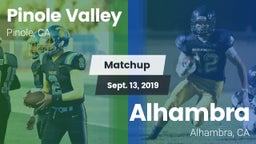 Matchup: Pinole Valley vs. Alhambra  2019