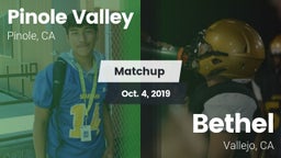 Matchup: Pinole Valley vs. Bethel  2019