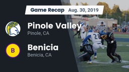 Recap: Pinole Valley  vs. Benicia  2019
