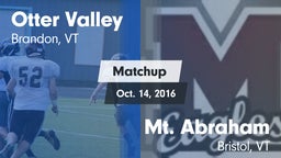 Matchup: Otter Valley vs. Mt. Abraham  2016