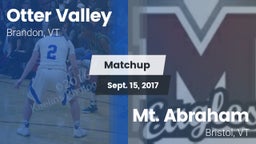 Matchup: Otter Valley High vs. Mt. Abraham  2017