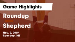 Roundup  vs Shepherd Game Highlights - Nov. 2, 2019