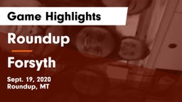 Roundup  vs Forsyth  Game Highlights - Sept. 19, 2020