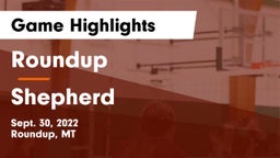 Roundup  vs Shepherd  Game Highlights - Sept. 30, 2022