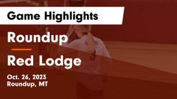 Roundup  vs Red Lodge  Game Highlights - Oct. 26, 2023