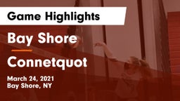 Bay Shore  vs Connetquot  Game Highlights - March 24, 2021