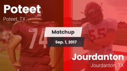 Matchup: Poteet vs. Jourdanton  2017