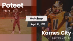 Matchup: Poteet vs. Karnes City  2017