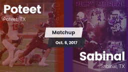 Matchup: Poteet vs. Sabinal  2017